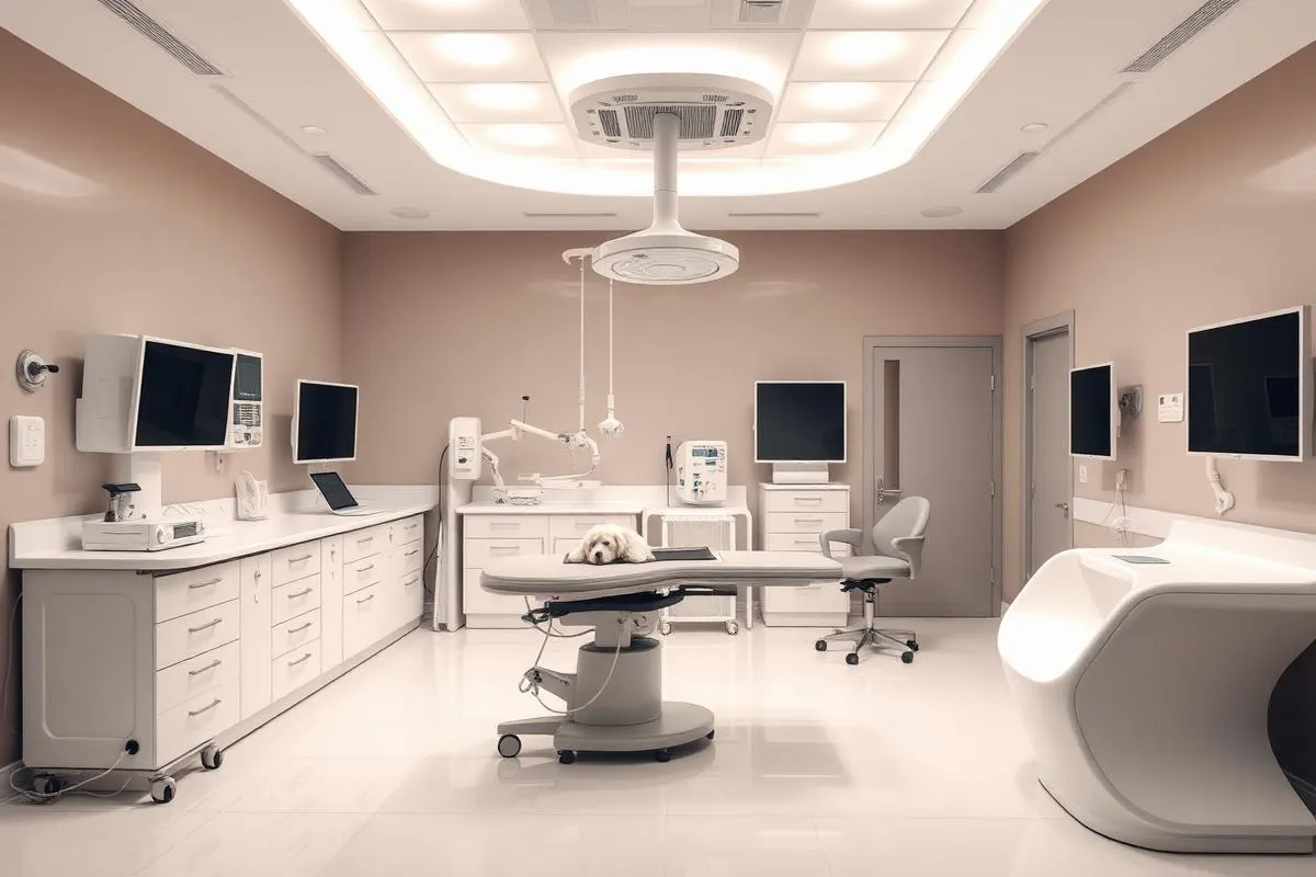 Interior de la clínica veterinaria